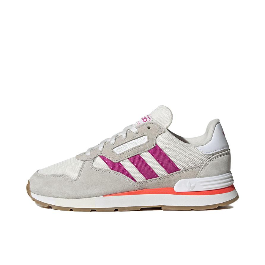 推荐商品：adidas originals Treziod 2 潮流时尚 百搭复古 防滑耐磨 轻便透气 跑鞋 女款/灰色/紫色