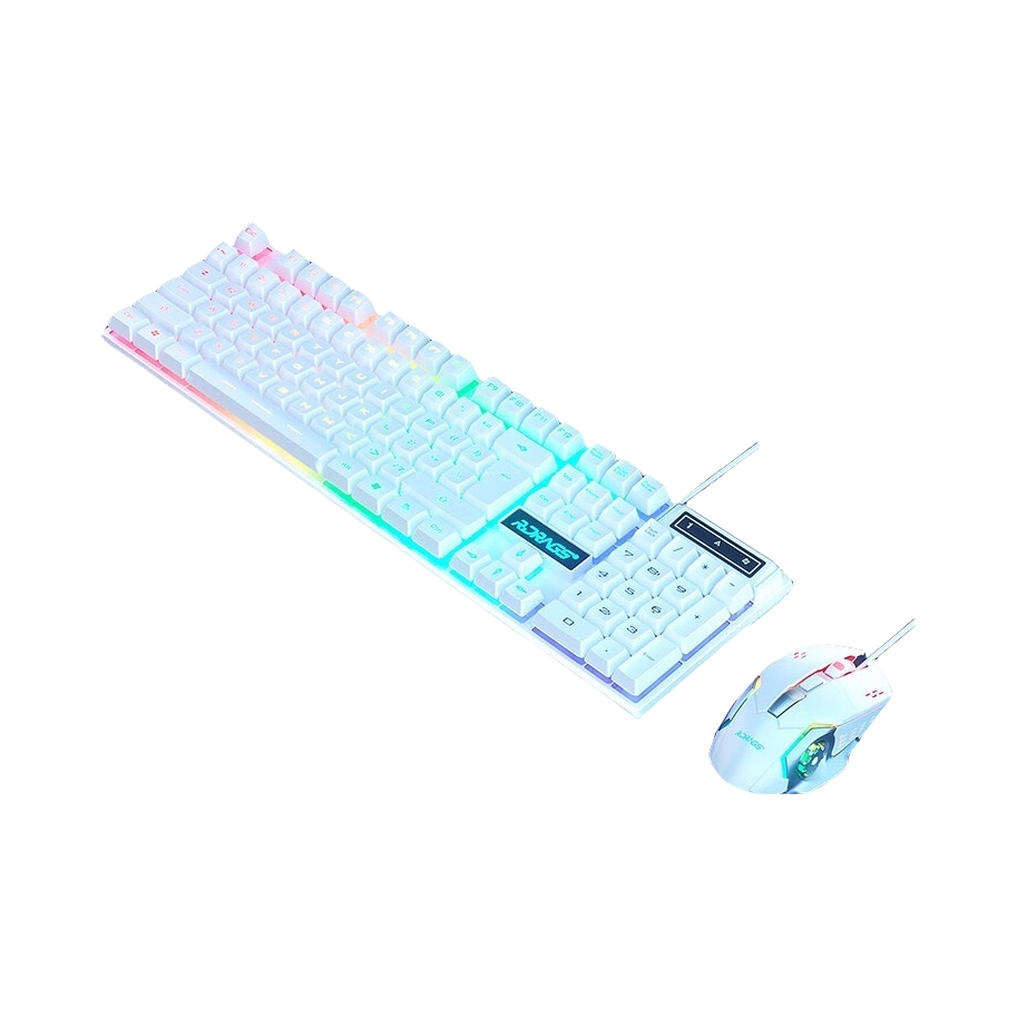 推荐商品：Niye/耐也 K803 有线键鼠套装 即插即用 机械手感