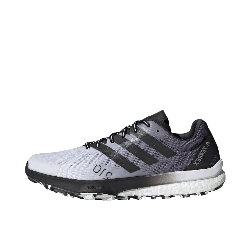 推荐商品：adidas Terrex Speed Ultra Trail 跑鞋 防滑耐磨透气轻便合成革织物实战 黑色/白色/灰色