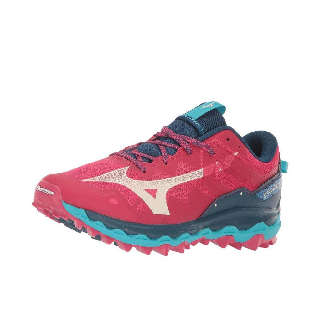 推荐商品：Mizuno/美津浓 WAVE MUJIN 9 轻便舒适 缓震 防滑耐磨 支撑透气 跑鞋 女款/红色/蓝色