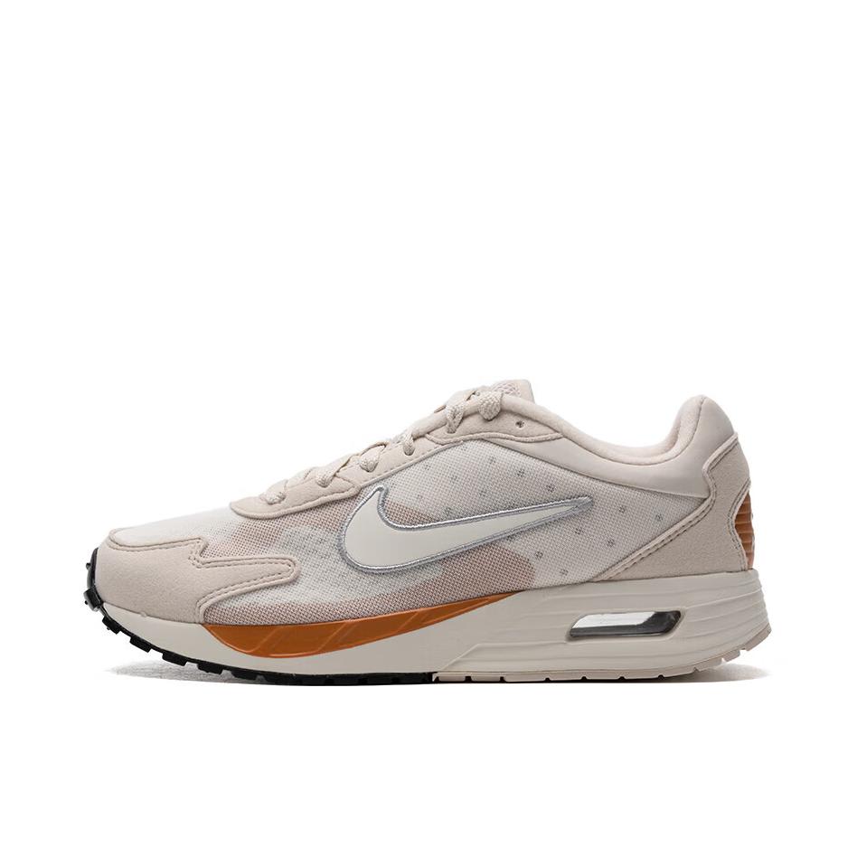 推荐商品：Nike Air Max Solo 运动休闲鞋 训练舒适轻便网面透气缓震耐磨支撑复古抓地 粉色/灰色