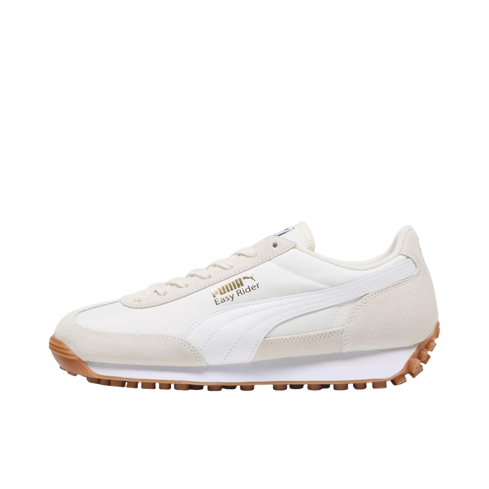 推荐商品：Puma/彪马 Easy Rider 防滑耐磨 减震 复古 轻便舒适 T头鞋 德训鞋 运动休闲鞋 米色/白色