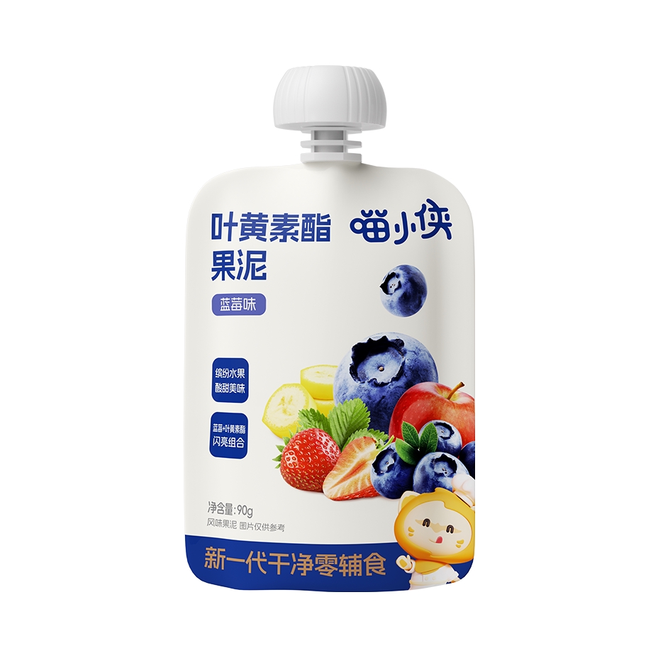 推荐商品：喵小侠 婴幼儿叶黄素酯果泥高VC果泥无添加糖盐常温