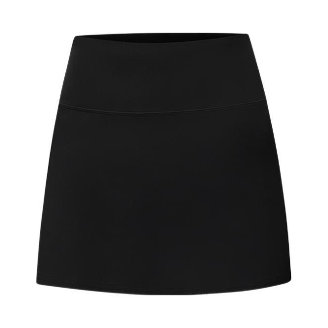推荐商品：lululemon丨Align系列  纯色透气防尴尬高腰半身短裙 女装 LW8ALQS 黑