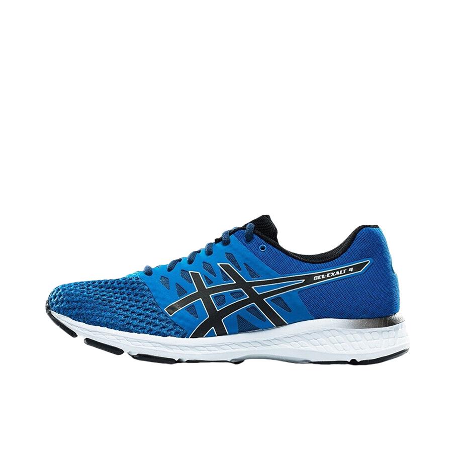 推荐商品：Asics/亚瑟士 Gel-Exalt 4 跑鞋 透气舒适减震防滑耐磨运动 Directoire Blue/Black/Insignia Blue 蓝白