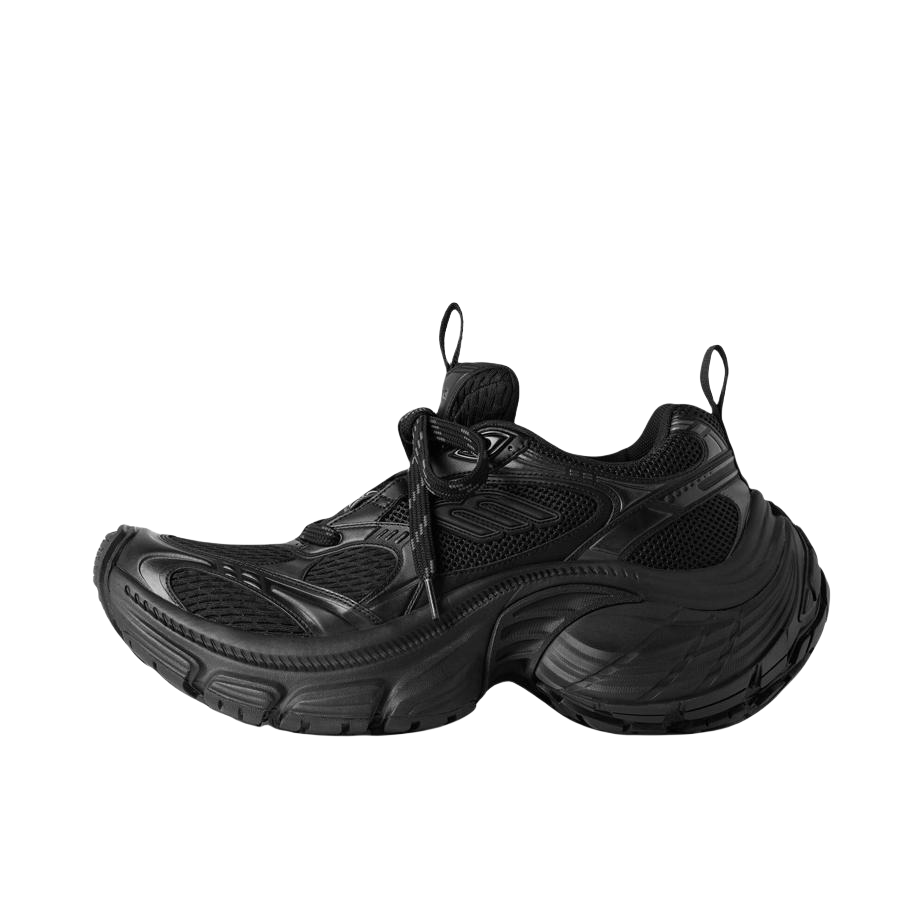 推荐商品：Balenciaga/巴黎世家  10XL  秀款 网布 圆头 系带  低帮  耐磨 织物 做旧  运动鞋 老爹鞋 女款/黑色