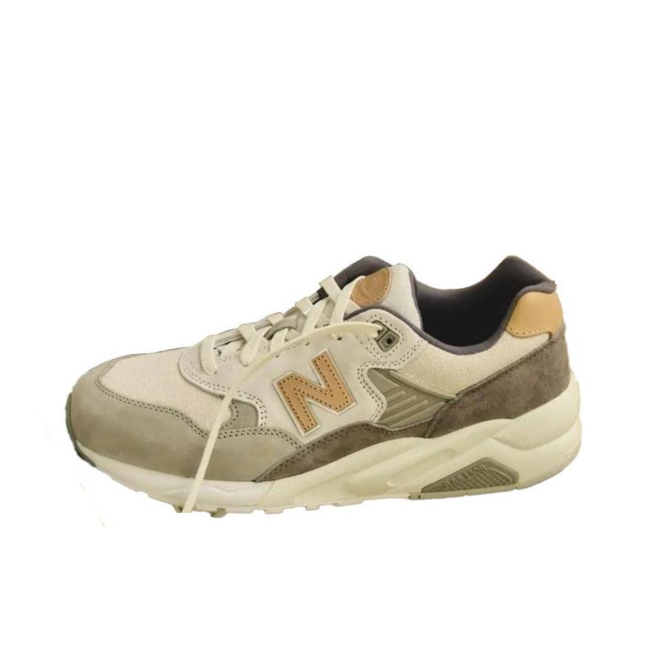 推荐商品：New Balance 580 潮流复古 减震防滑 轻便透气 耐磨 舒适 织物 低帮百搭 运动休闲鞋 KITH联名/D宽/米色/棕色