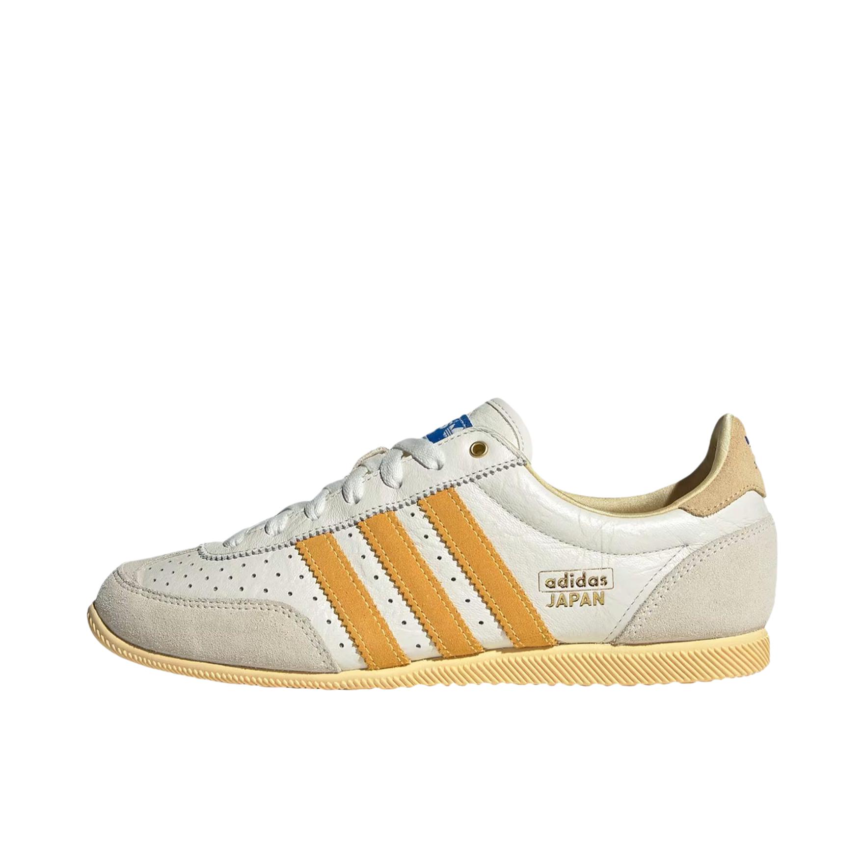 推荐商品：adidas Originals JAPAN 板鞋 防滑耐磨舒适低帮平跟复古百搭时尚薄底贴合 米色/黄色