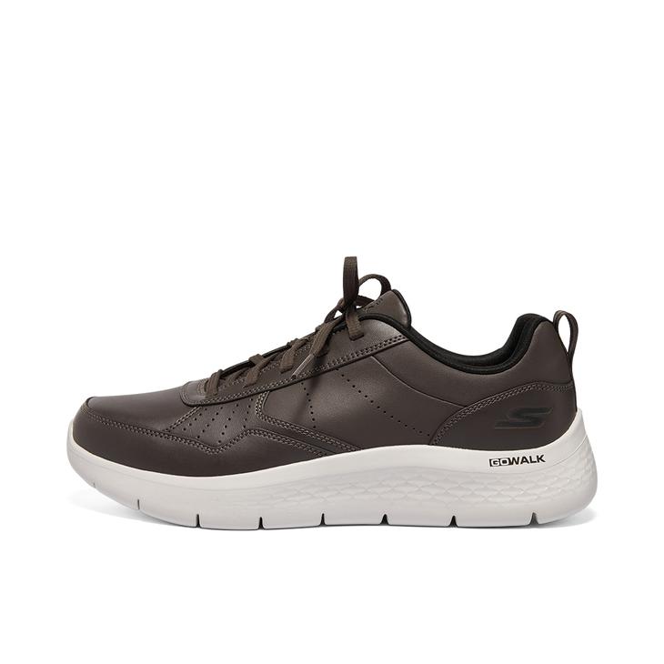 推荐商品：Skechers/斯凯奇 Go Walk 时尚简约 舒适百搭 缓震软底 防滑耐磨 运动休闲鞋 216499 棕色