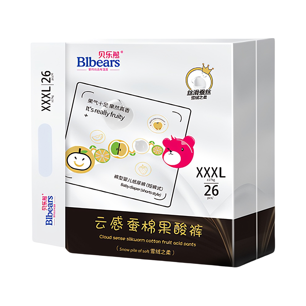 推荐商品：贝乐熊 云感蚕棉果酸拉拉裤XXXL码 尿不湿