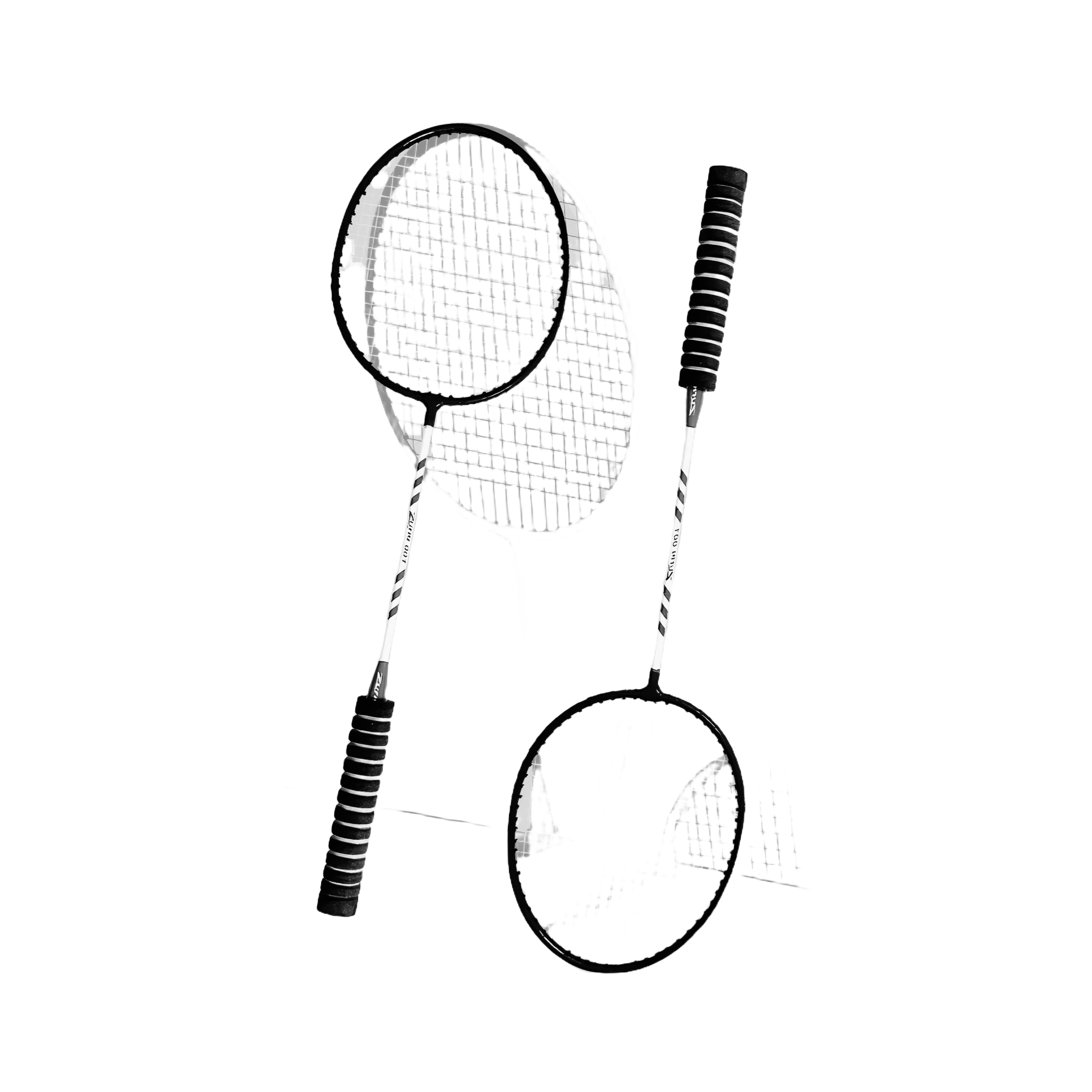 推荐商品：足翔 耐打 超轻 双拍 羽毛球拍 QP-001