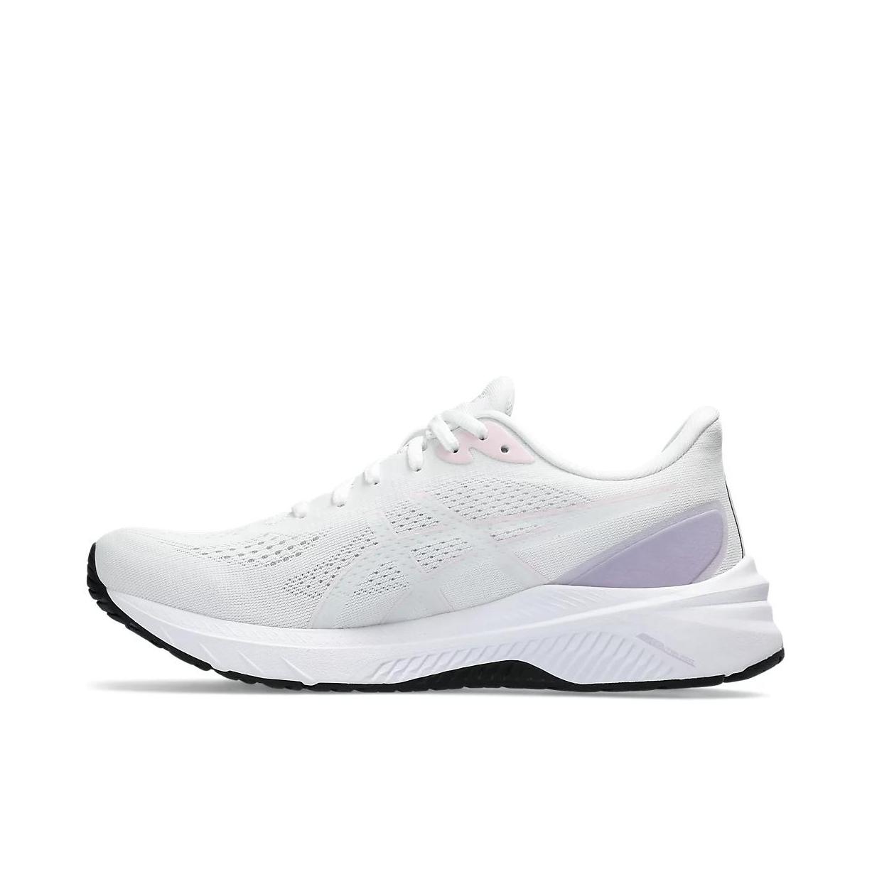 推荐商品：Asics/亚瑟士 GT-1000 12 跑鞋 舒适轻量回弹缓震耐磨网面透气织物马拉松潮流百搭稳定支撑复古 女款/白色/粉色