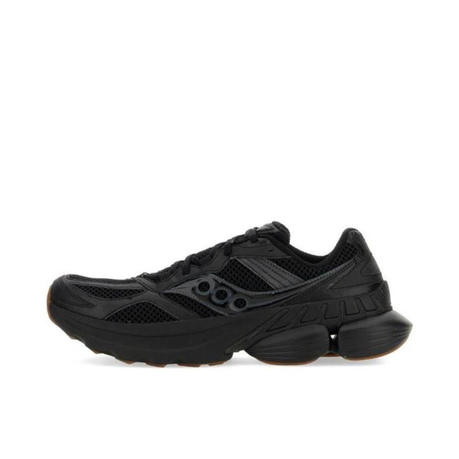 推荐商品：Saucony/索康尼 GRID NXT 复古 防滑 低帮 休闲 跑鞋 黑色