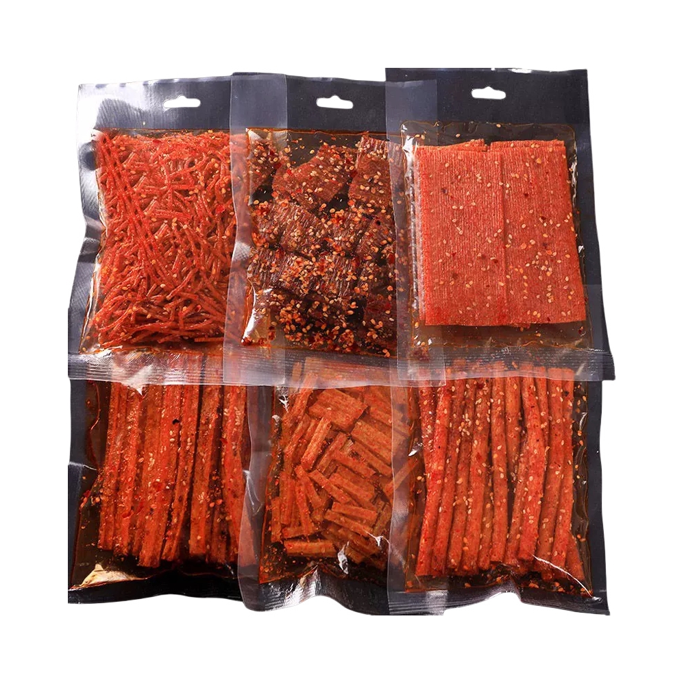 推荐商品：豆有味 辣丝＋辣片＋辣棒＋五星辣棒＋面筋＋辣块 辣条 组合装