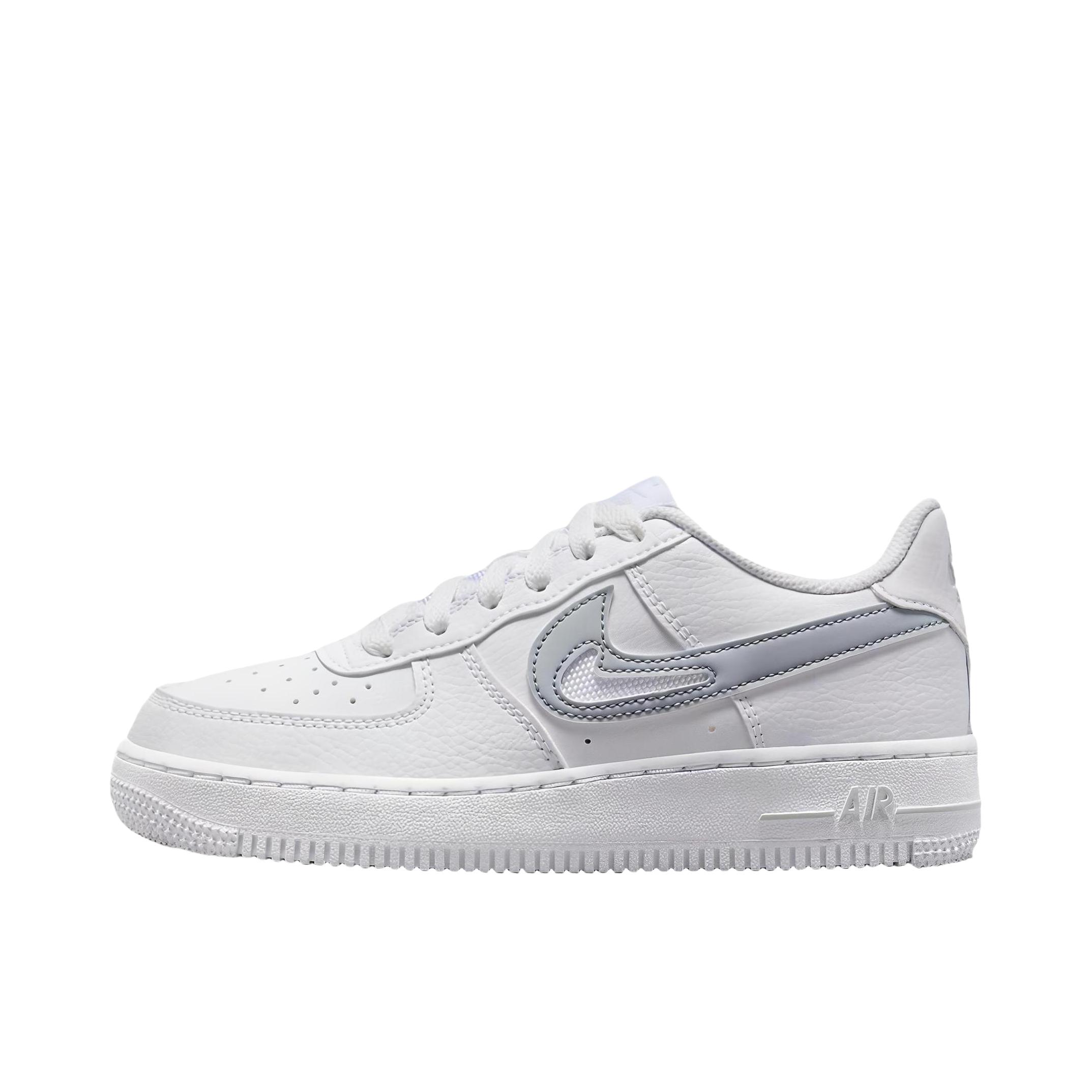 推荐商品：Nike Air Force 1 空军一号 板鞋 轻便舒适百搭耐磨防滑复古 GS/白色/灰色