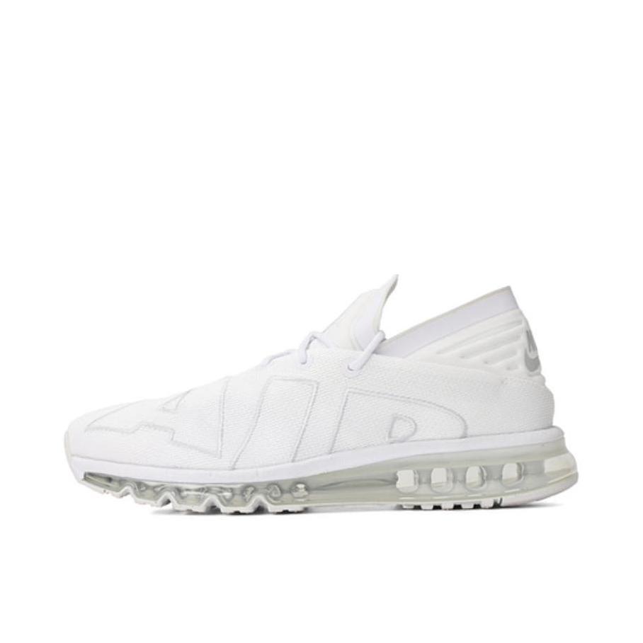 推荐商品：Nike Air Max Flair 跑鞋 全掌气垫防滑耐磨减震回弹轻便透气舒适百搭 White Pure Platinum 白色