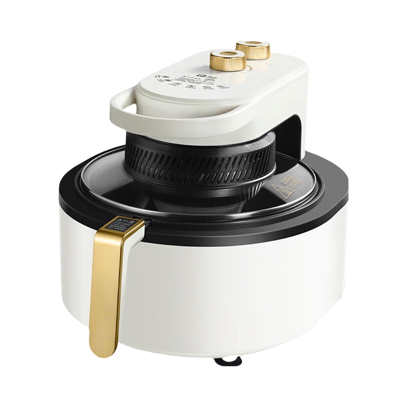 推荐商品：DESLON/德世朗 5L 空气炸锅 自动断电 双旋调温定时 DDQ-JK007