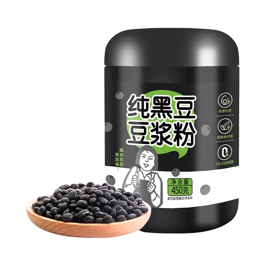 推荐商品：汴都铺子 豆浆粉 450g 罐装 黑豆味