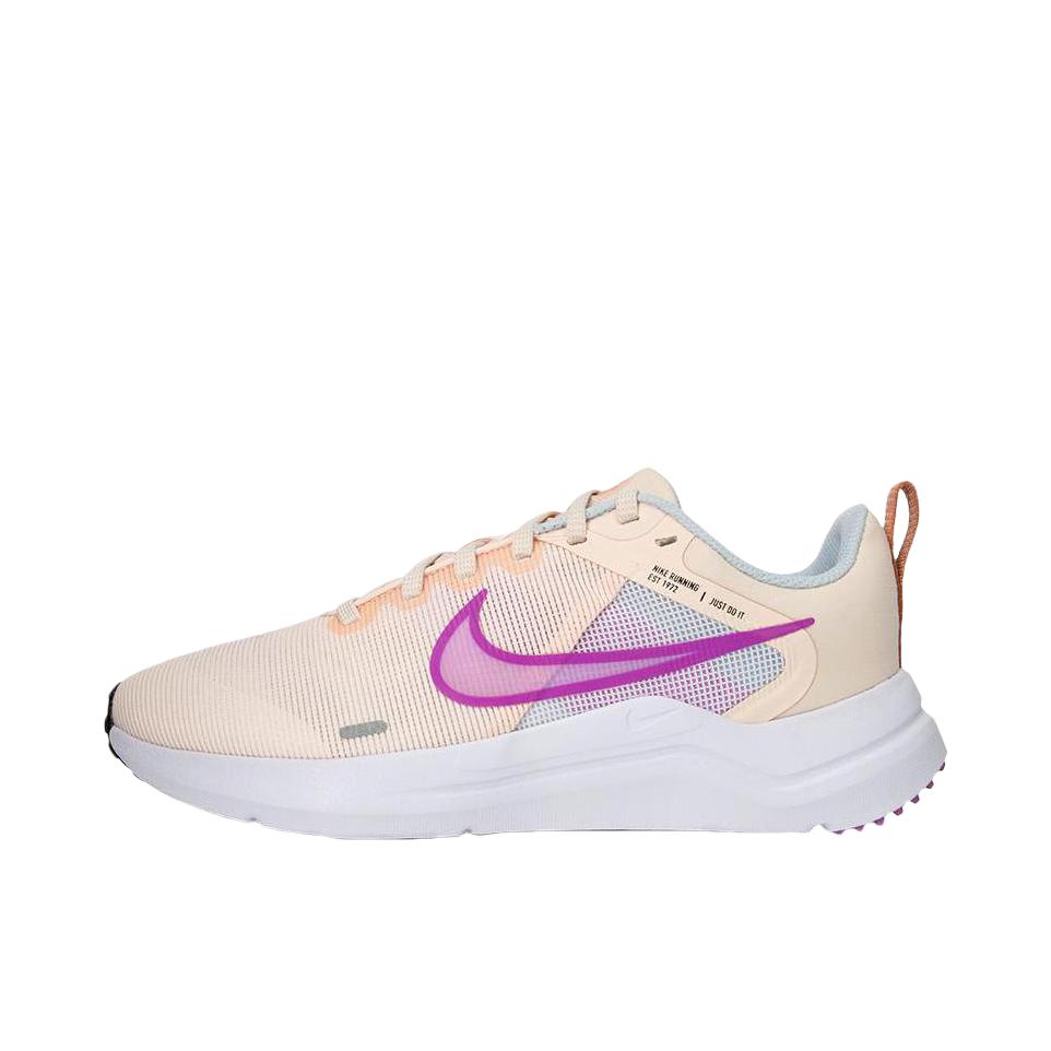 推荐商品：Nike Downshifter 12 跑鞋 舒适回弹减震耐磨轻便透气网面织物 女款/灰色/紫色