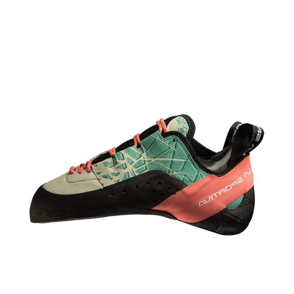 推荐商品：La Sportiva QC 竞速 登山 攀岩鞋 户外鞋 DK21320A 女款/薄荷绿/珊瑚红