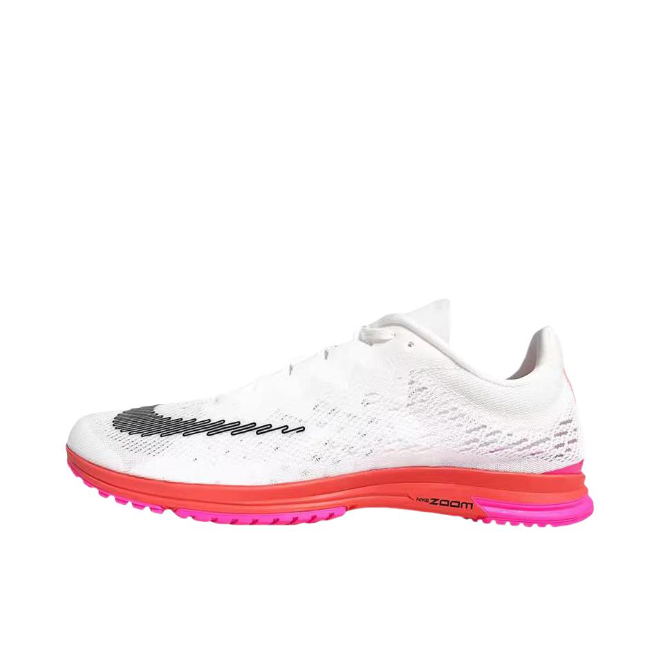 Nike Air Zoom Streak LT 4 跑鞋 舒适百搭耐磨透气减震织物圆头马拉松 白色/粉红