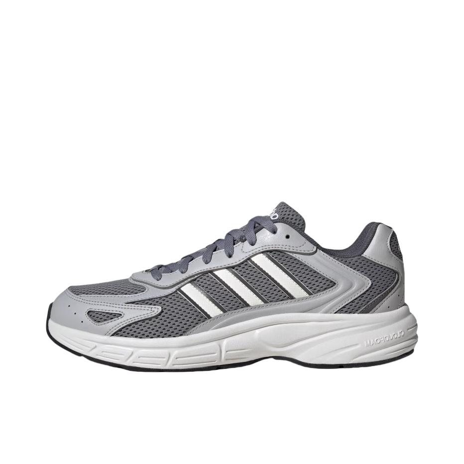 推荐商品：adidas ECLYPTIX 2000 跑鞋 系带低帮透气防滑耐磨合成革圆头 灰色/亮白/浅灰