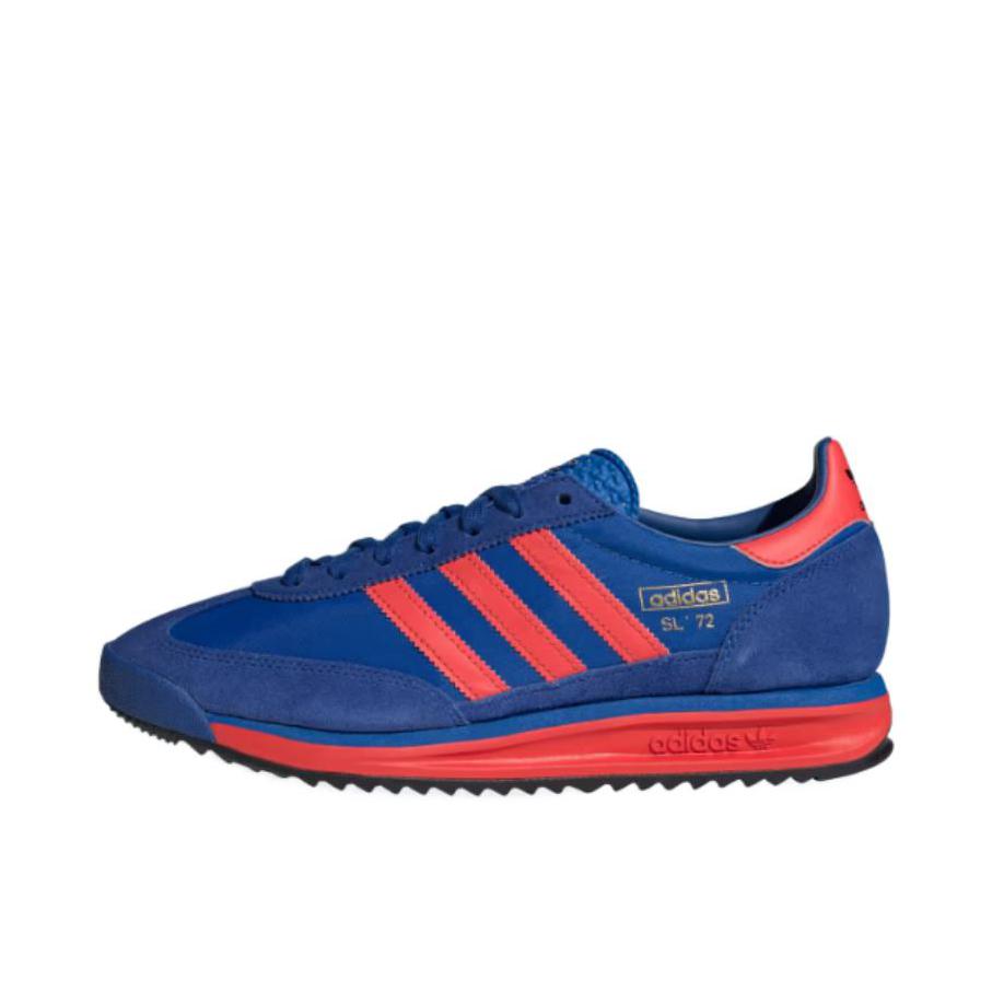 推荐商品：【马思纯同款】 adidas Originals SL 72 T头鞋 德训鞋 运动休闲鞋 轻便防滑耐磨透气舒适简约复古 蓝色/亮红色/宝蓝色