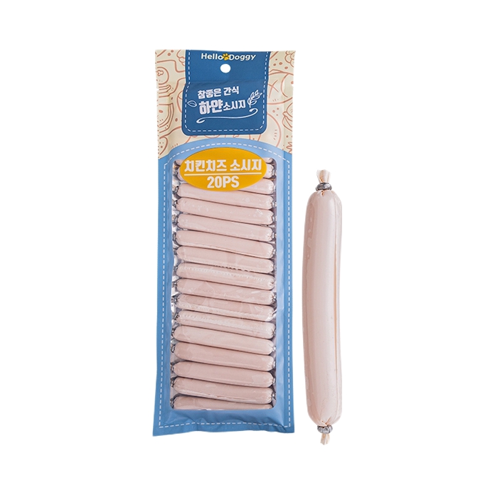 推荐商品：other/其他 韩国hellodoggy香肠狗零食狗狗零食肉肠芝士鸡肉牛肉火腿肠