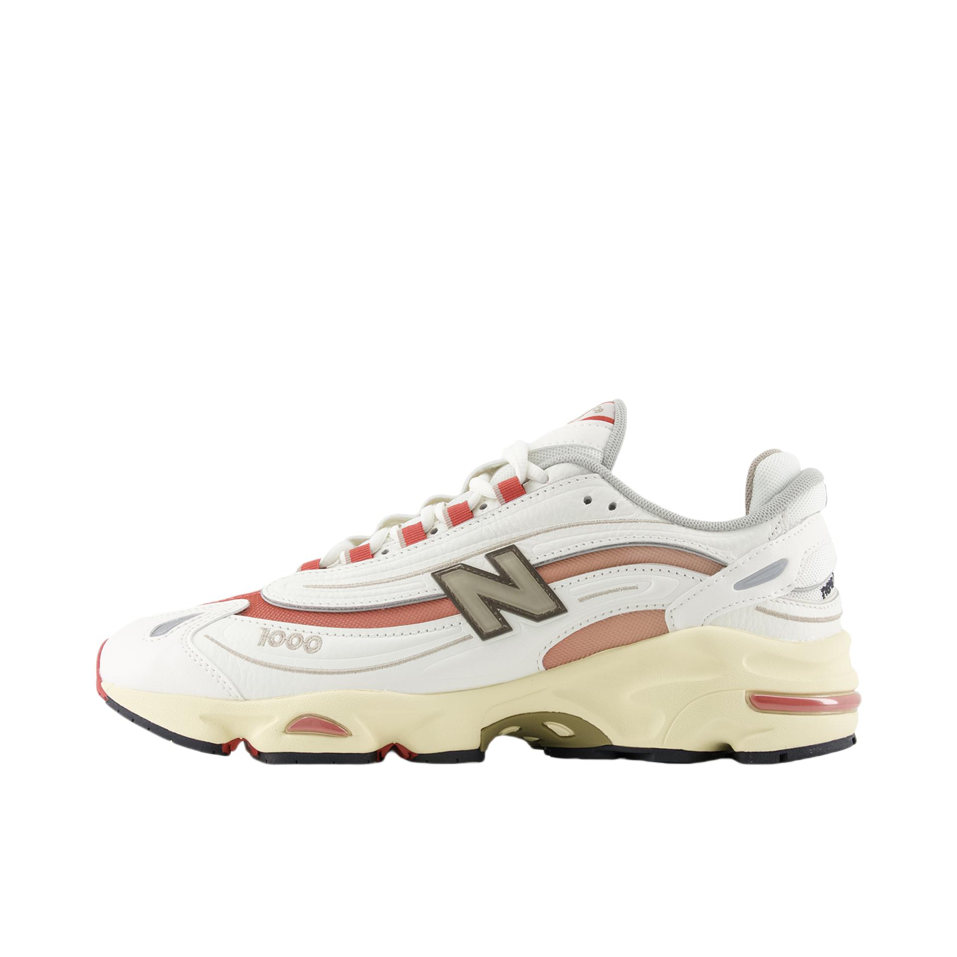 推荐商品：New Balance 1000 运动休闲鞋 舒适百搭透气防滑耐磨圆头复古 白色/褐色