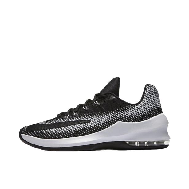 推荐商品：Nike Air Max Infuriate 防滑耐磨 减震支撑 圆头 包裹性 舒适百搭 篮球鞋 Black White 黑白渐变Low