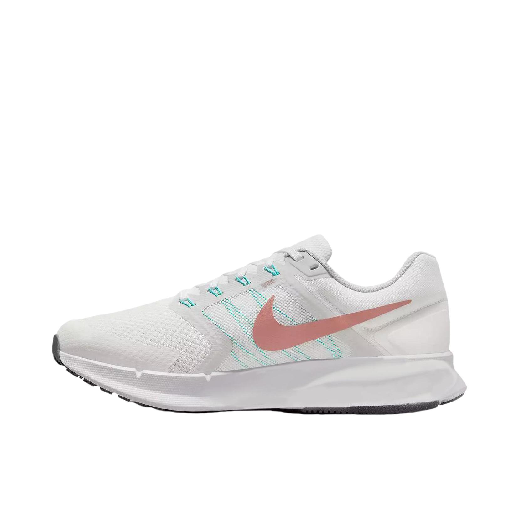 推荐商品：Nike Run Swift 3 跑鞋 减震防滑耐磨舒适网面透气缓震运动支撑贴合圆头耐穿耐用 山峰白/烟灰色