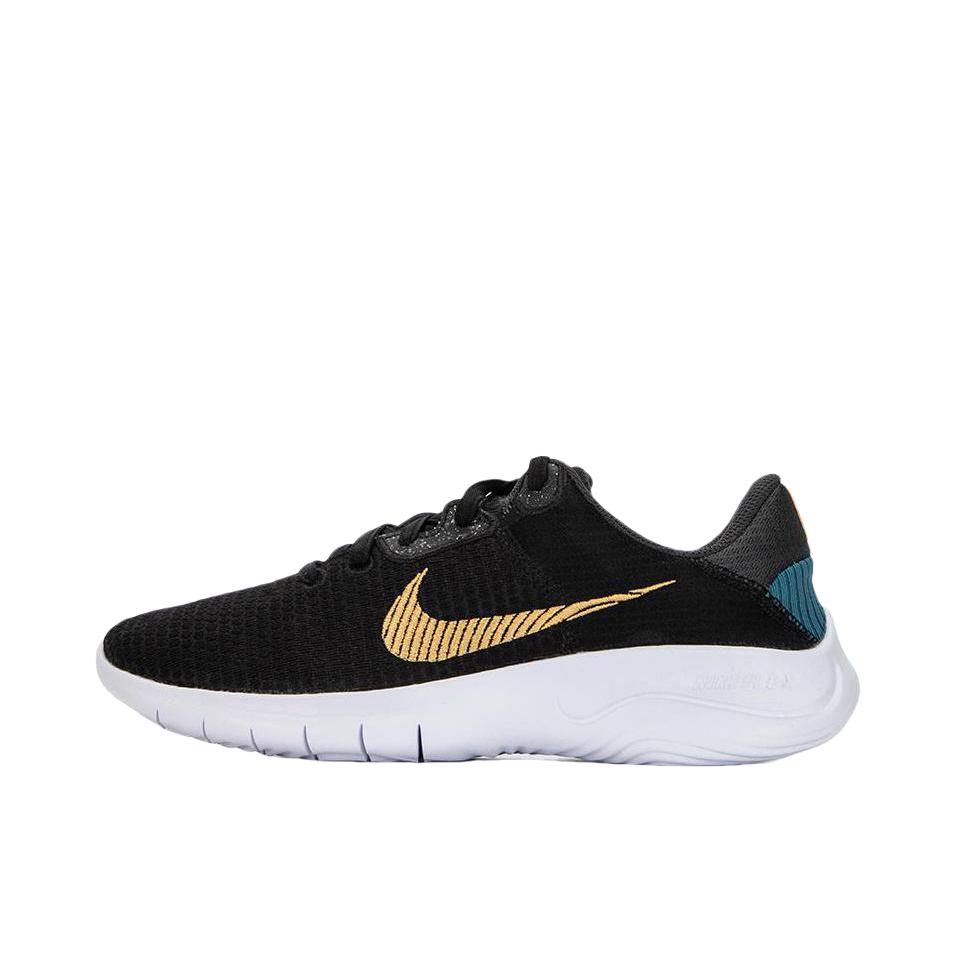 推荐商品：Nike Flex Experience RN 11 跑鞋 轻便缓震轻质织物支撑圆头 黑色/麦金