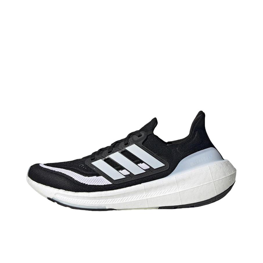 推荐商品：adidas Ultraboost Light 跑鞋 经典UB舒适减震防滑耐磨轻质织物运动随心畅跑抗扭转圆头 黑色/灰白