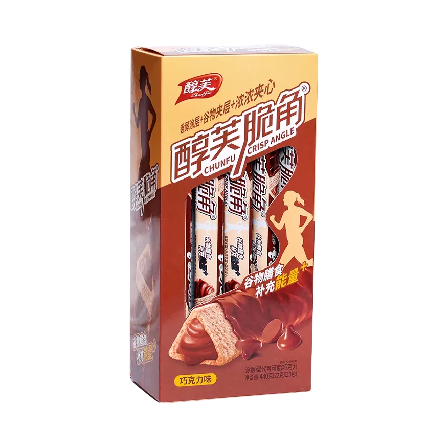 推荐商品：醇芙 脆角 440g 盒装 巧克力味