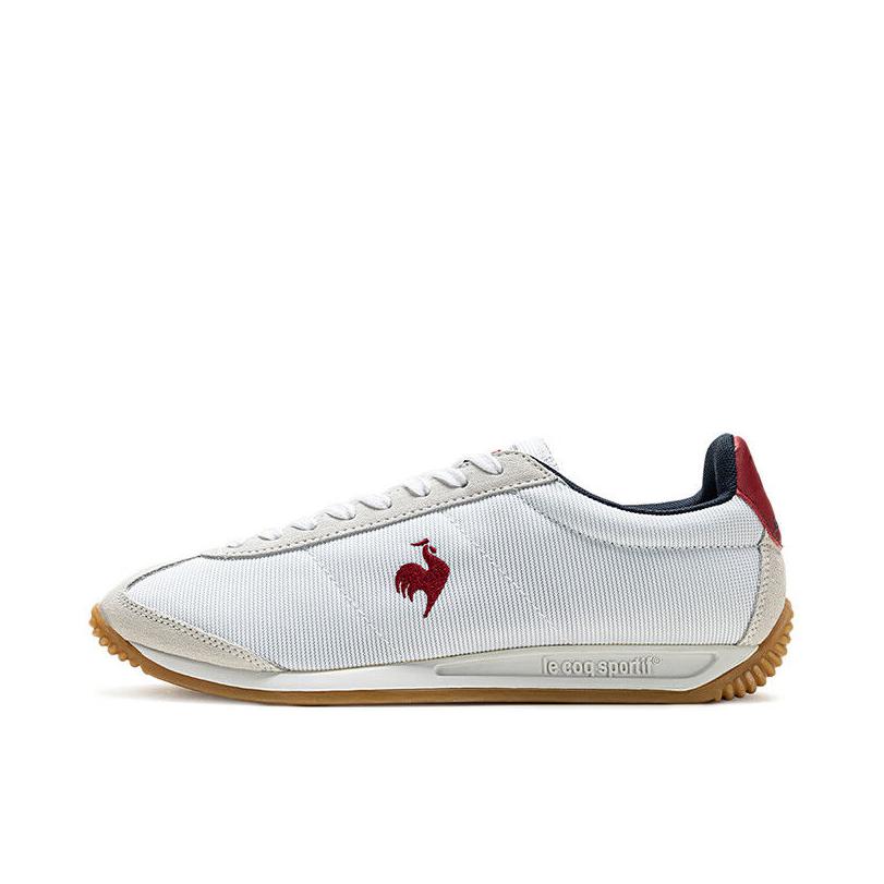 推荐商品：le coq sportif/乐卡克 复古 耐磨 简约 网球风 复古风 牛皮 阿甘鞋 运动休闲鞋 CMT-233116 白色/红色/蓝色