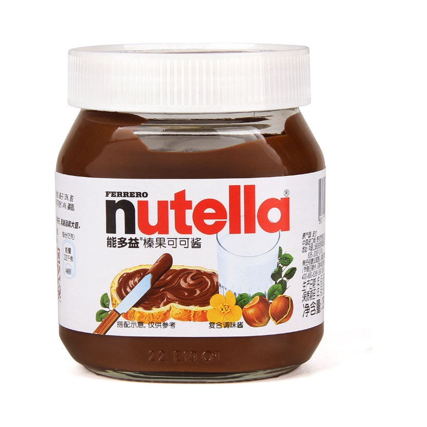 推荐商品：nutella/意棒滋 榛果可可调味酱 巧克力味 瓶装 350g