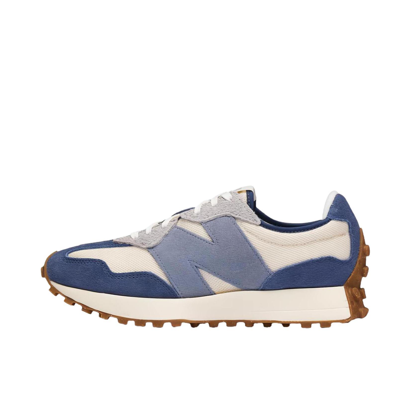 推荐商品：【IU同款】 New Balance 327 跑鞋 舒适复古防滑耐磨休闲透气减震拼接运动防水织物慢跑圆头 深蓝色/紫标