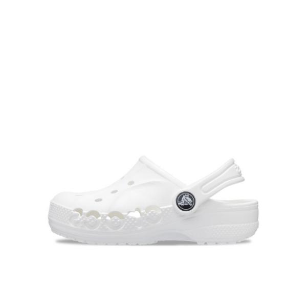 推荐商品：Crocs/卡骆驰 Baya Clog 贝雅 舒适百搭 防滑耐磨 透气 包头 回弹沙滩 平底 洞洞鞋 拖鞋儿童 小童/纯白色