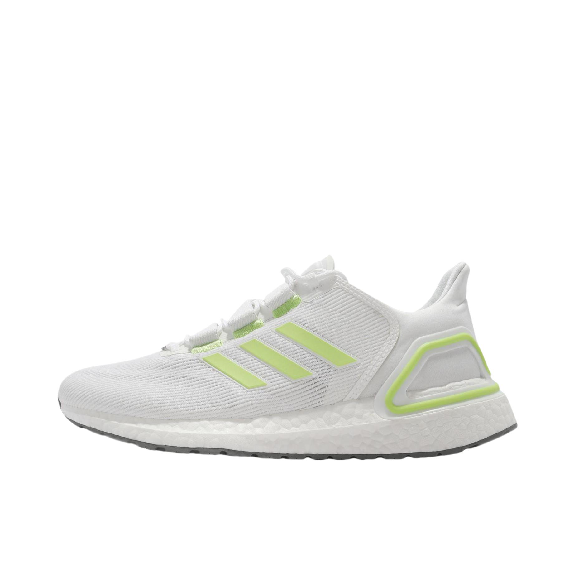 推荐商品：adidas UltraBoost 20 跑鞋 舒适减震防滑耐磨轻便透气织物百搭轻运动 灰色/浅绿
