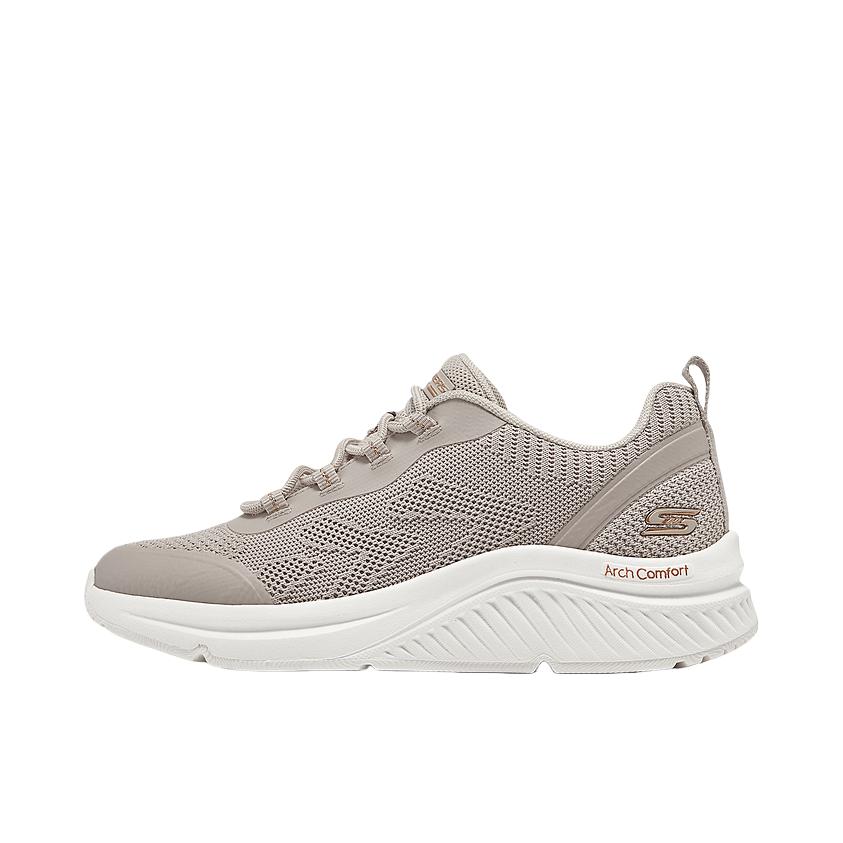 推荐商品：Skechers/斯凯奇 Arch Comfort 网面透气 舒适缓震 防滑耐磨 低跟 百搭 一脚蹬 跑鞋 117561 女款/自然色