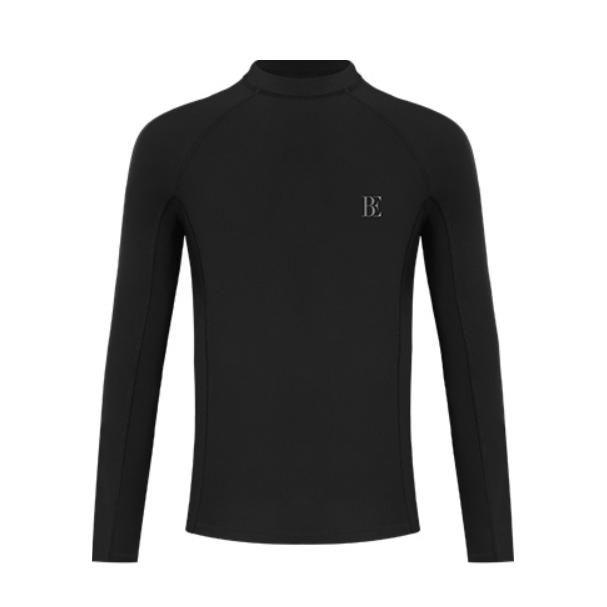 推荐商品：BE/范德安 纯色透气冲浪长袖紧身衣 30422 经典黑