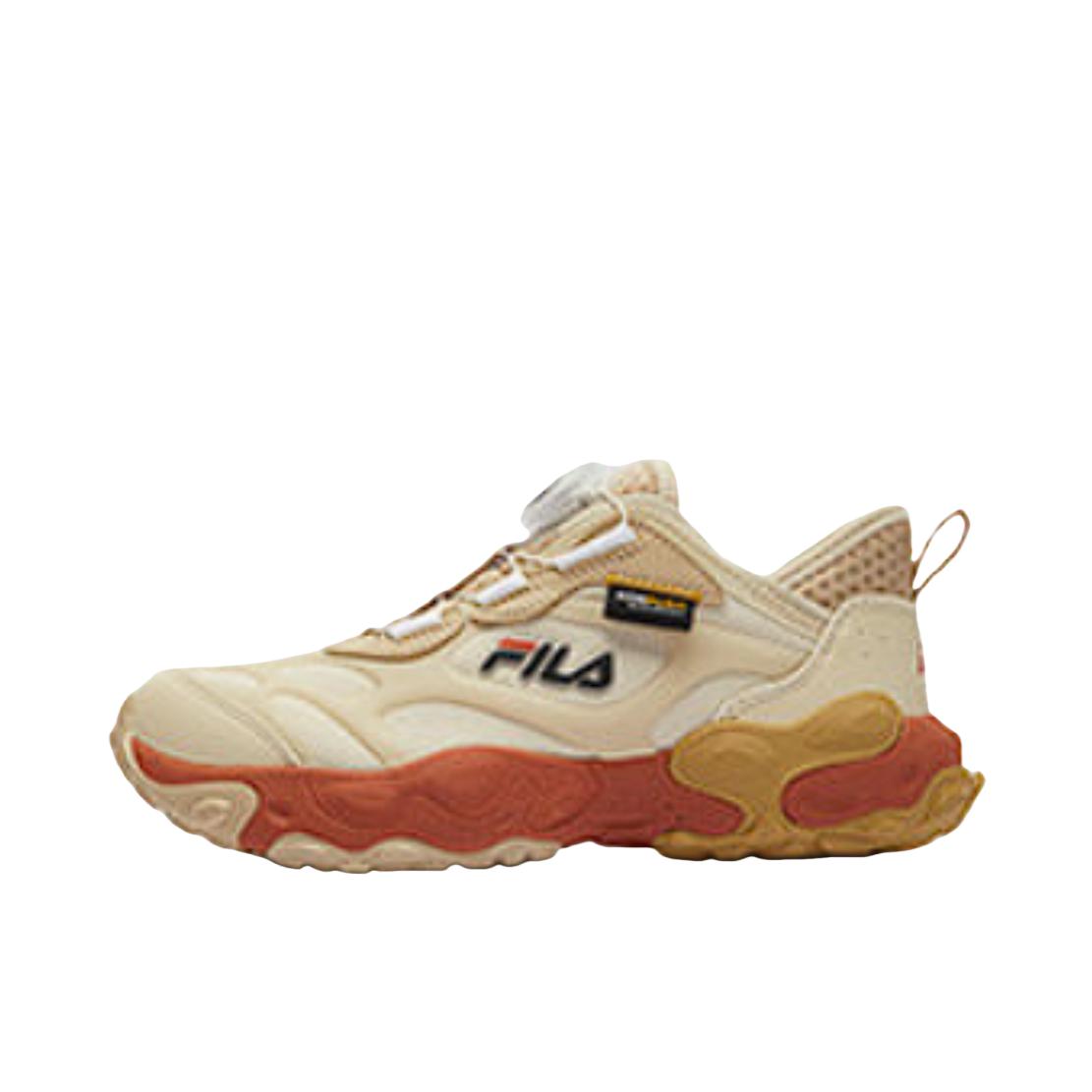 推荐商品：FILA/斐乐 龙鲤 舒适 耐磨 防滑 防水 防风 运动鞋儿童 大童/米黄色/沙棕色