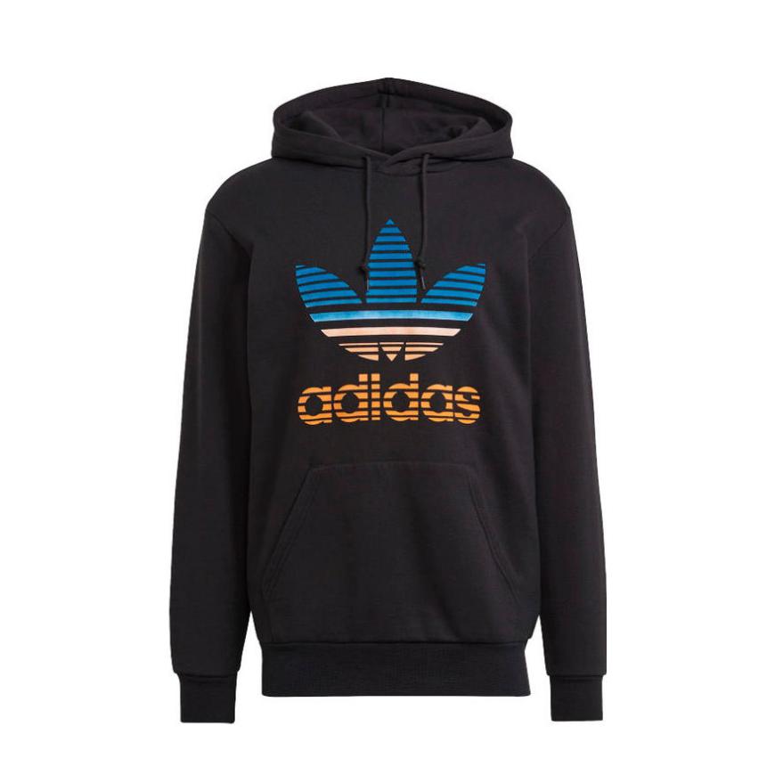 adidas Originals童装 套头印花logo连帽卫衣 大童 GP0158
