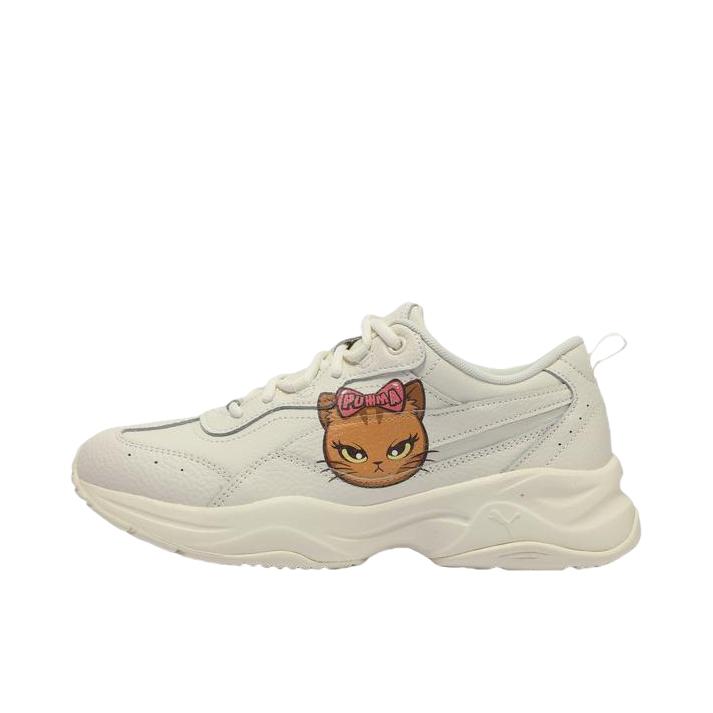 推荐商品：Puma/彪马 CILIA STRAWBERRY 系带 低帮 舒适防滑 复古百搭 运动休闲鞋 403079 女款/白色