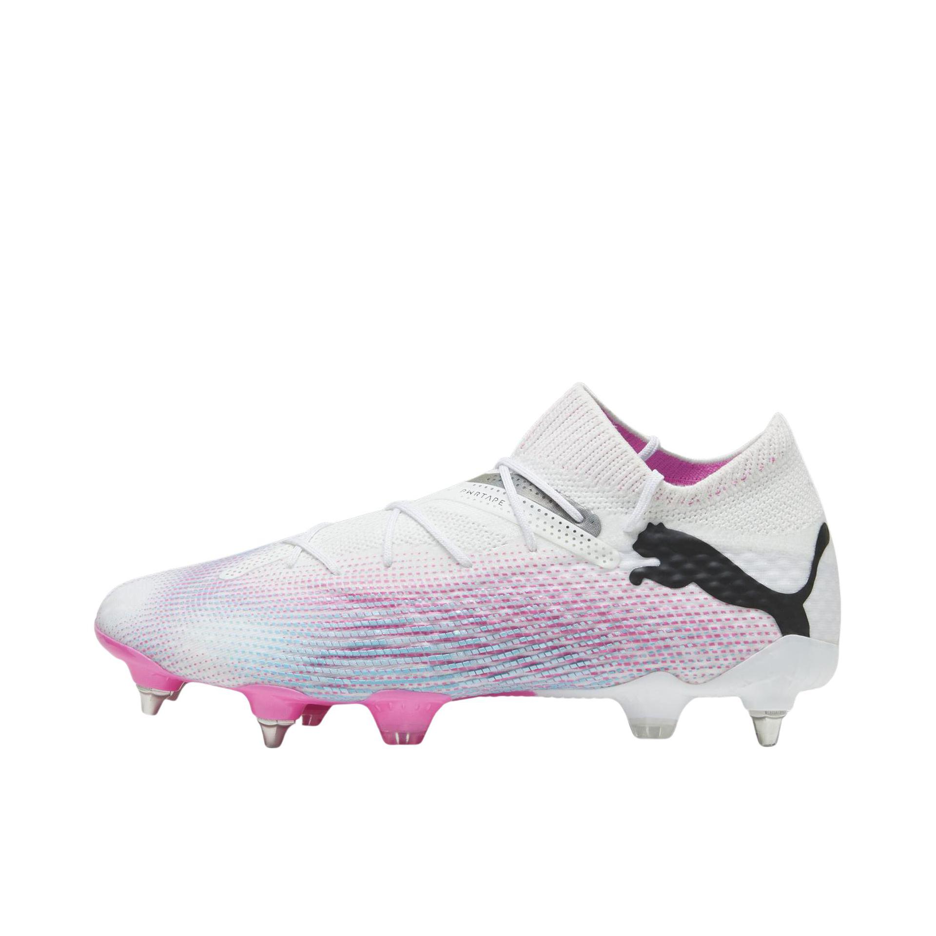 推荐商品：Puma/彪马 FUTURE 7 ULTIMATE FG 防滑耐磨 网布 舒适厚底 百搭 短钉 胶质 足球鞋 白色/黑色/粉色
