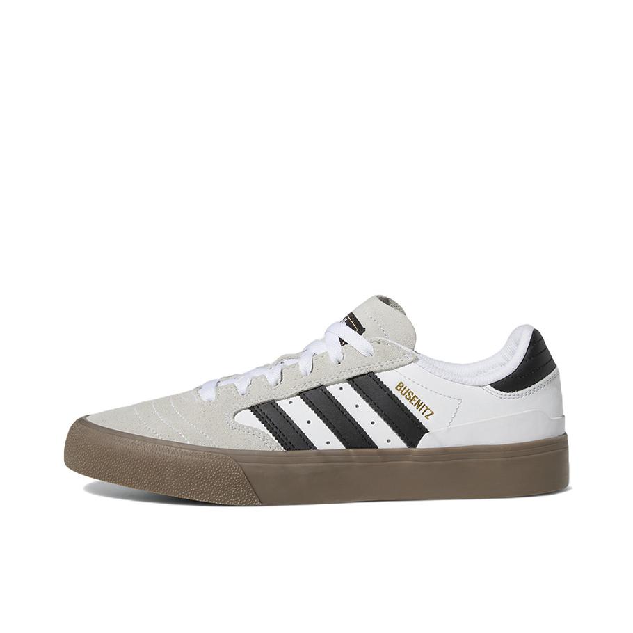 推荐商品：adidas Originals Busenitz Vulc II 板鞋 舒适减震防滑耐磨轻便厚底系带复古百搭贴合支撑圆头 米色/白色/黑色
