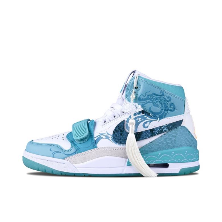 推荐商品：【定制球鞋】Air Jordan Legacy 312 运动休闲鞋 减震透气轻便耐磨增高防水支撑防滑复古美式经典做旧 青龙