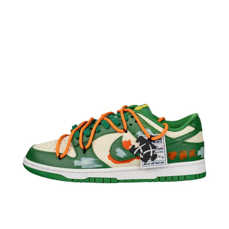 推荐商品：【定制球鞋】 Nike Dunk 板鞋 平跟系带防滑耐磨做旧高街简约百搭潮流复古美式 爱死机