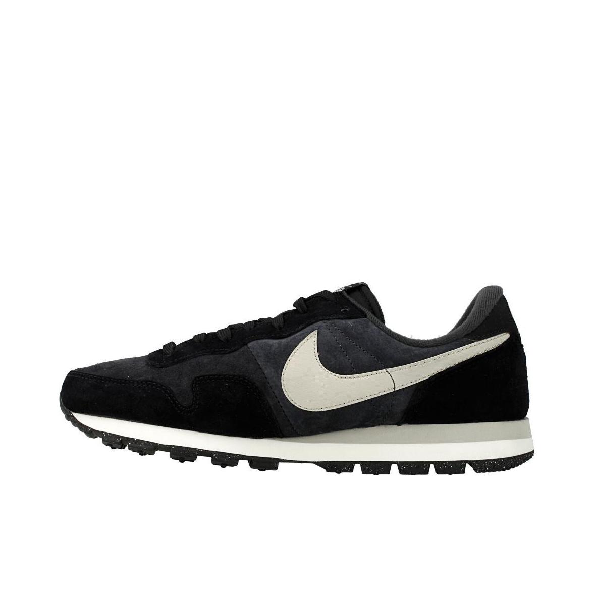 推荐商品：Nike MD Runner 2 运动休闲鞋 防滑耐磨舒适轻便复古透气百搭减震低帮 Black Gray 煤黑/砖红/海玻璃蓝
