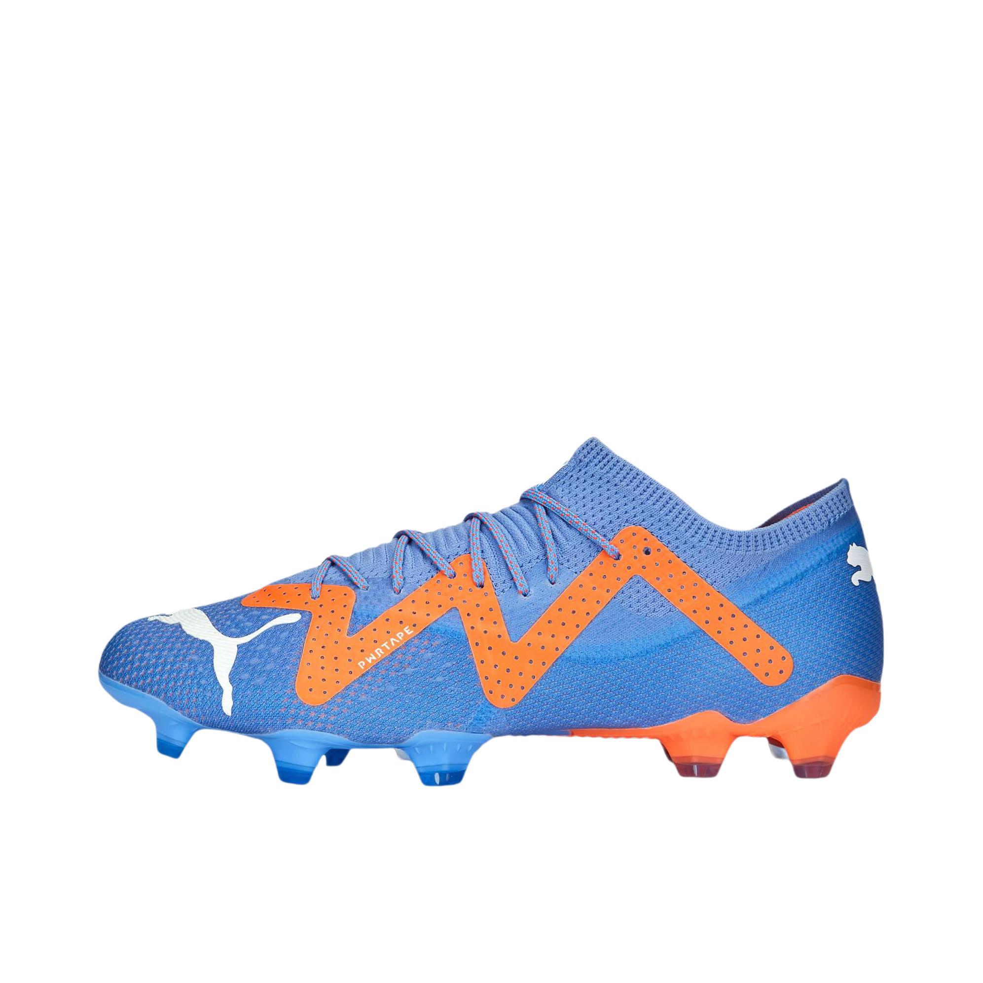 推荐商品：Puma/彪马 Future Ultimate FG/AG 防滑耐磨 舒适透气 复古 运动 长钉 胶质 人造草地 足球鞋 蓝色/橙色/白色
